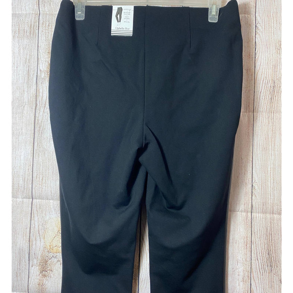 Ophelia Roe Black Faux Leather Skinny Leg Crop Leggings Size 1X NEW - Picture 5 of 8